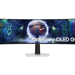 Монитор Samsung LS49CG934, 49″ 5120x1440, Curved OLED, Display Port, HDMI, Micro HDMI, USB Hub, Silver