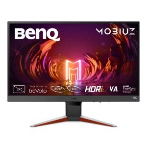 Монитор BenQ MOBIUZ EX240N, 23.8″, FHD 1920×1080, VA, HDMI 2.0, DisplayPort, Тонколони 2x2.5W, Silver