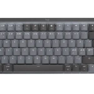 Logitech MX Mechanical Mini for Mac Minimalist Wireless Illuminated Keyboard - SPACE GREY - US INT'L - EMEA
