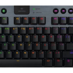 Logitech G915 X LIGHTSPEED TKL Wireless Gaming Keyboard Clicky - BLACK - US INT'L - EMEA28i-935