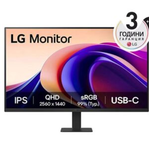 Монитор LG 32U631A-B, 31.5″, QHD (2560 x 1440), IPS, USB-C (PD 15W), HDMI, Dynamic Action Sync, HDR 10, Black