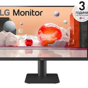 Монитор LG 24MS550-B, 23.8″ Full HD 1920×1080, IPS, 2xHDMI, Тонколони 2x2W, Black