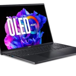 Acer SFG16-71-74R0, Intel Core i7-13620H (up to 4.9GHz, 24MB), 16" CineCrystal 3,2K OLED 120Hz, 16 GB LPDDR5 RAM OB, SSD 1000GB PCIe Gen4, Intel UHD, WIFI6E+BT 5.2, Micro SD, FPR, No Cyrilic, QHD Cam, Win 11 Home 64 bit, Ice Black
