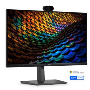 Dell P2426HEB, 23.8" Conferencing Monitor, IPS Anti-Glare, 5ms, 120 Hz, 1500:1, 300 cd/m2, FHD 1920x1080, 99% sRGB, HDMI, Display Port, USB-C Hub, RJ45, Webcam, Mic, Speacers, KVM Switch, PD 90W, Height Adjustable, Pivot, Swivel, Tilt, Black