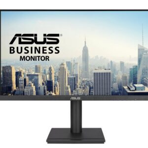 Asus VA27DQFS Business Monitor, 27", IPS, Full HD, Frameless, 100Hz, Adaptive-Sync, 1ms MPRT, HDMI, DP, VGA, Low Blue Light, Flicker Free, Ergonomic Design, Wall Mountable, Black