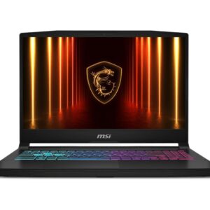 MSI Katana 15 HX B14WEK, i7-14650HX (16C/24T 8P+8E up to 5.2 GHz), NVIDIA GeForce RTX 5050 8GB GDDR7 440 AI TOPS, 15.6" QHD (2560x1440) 165Hz, IPS-Level, 16GB DDR5 2x8 5600MHz, 1TB SSD Gen4x4, Intel WiFi 6E, BT5.3, 4 Zone RGB Kbd, NO OS, 2.4kg