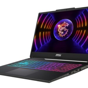 MSI Cyborg 15 A13UCK, i7-13620H (10C/16T, up to 4.90GHz, 24 MB), GeForce RTX 3050 4GB GDDR6, 15.6" FHD (1920x1080), 144Hz, IPS-Level, 16GB DDR5 5200MHz, 512GB PCIe Gen4x4 SSD, WiFi 6E, BT 5.3, 4 Zone RGB Kbd, NO OS, 53.5Whr, 1.98kg