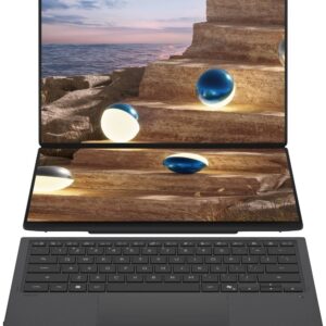 Asus ZenBook Duo 14 UX8407AA-SN130X, Screen Pad Plus, INTEL Ultra 9  PTL U9-H484 (16C) 14" OLED, WQXGA+ ( 2880X1800 ) 16:10Touch, 32GB, 2TB SSD, Soft Keyboard, Windows 11 Pro,Moher Gray, Sleeve