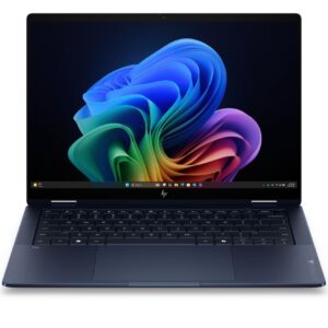 HP EliteBook X Flip G2i AI 14" Atmospheric Blue, Ultra 7 356H(up to 4.7Ghz/18MB/16C), 14" WUXGA AG 800nits Sure View Touchscreen, 32GB LPDDR5X On-board, 1TB PCIe SSD, Intel R15 5G GPS, WiFi7 + BT6, FPR, NFC, Backlit Kbd, 6C Batt, Win 11 Pro, 3Y Offsite